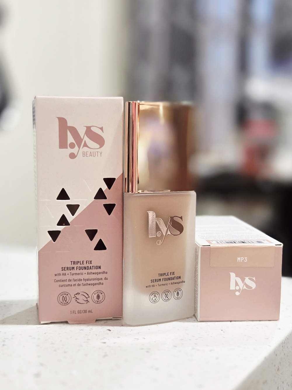 LYS Triple Fix Serum Foundation - MP3 Pink Beige
